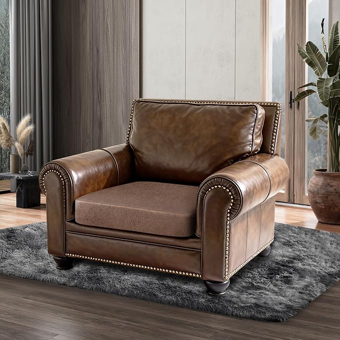 ANARACHON Leather Look Couch Cushion Covers Sofa Seat Slipcovers Sets Couches - Image 8