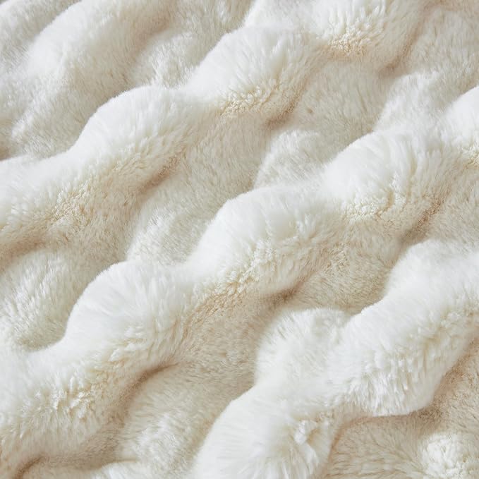 50x60 Inches Ultra-Soft Fuzzy Faux Fur Plush Throw Blanket - Image 6