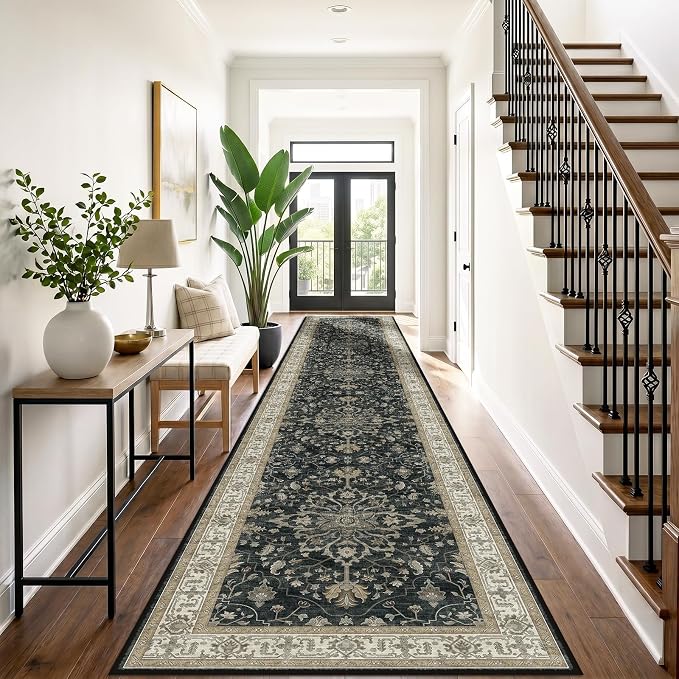 RELEANY Washable Area Rug, Runner 3'x20', Water Repellent, Pet Friendly - Image 2