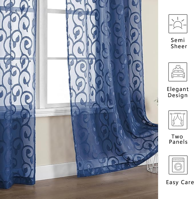 Furman Sheer Curtains 63 inch Length - Image 7