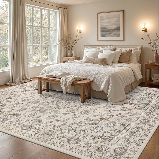 8x10 Area Rugs Living Room: Washable Rug - Image 4