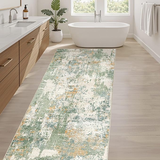 LOONGRUG Runner Rug 2x5 Machine Washable Non-Slip Kitchen Neutral Rug | Modern - Image 5