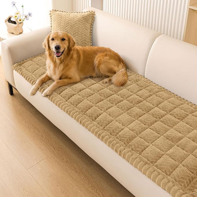 Smiry Couch Cover for Dogs, Non Slip Fuzzy Pet Sofa Covers Washable | Sofa by Smiry