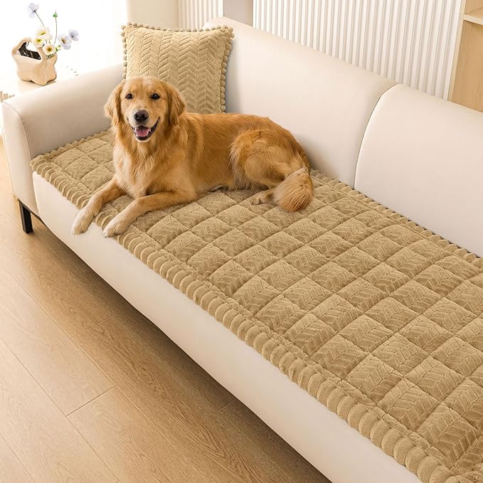 Smiry Couch Cover for Dogs, Non Slip Fuzzy Pet Sofa Covers Washable | Sofa by Smiry