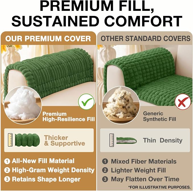 Couch Cover for Dogs, Washable Non Slip Plush Flannel Sofa Protector | Thick - Image 10