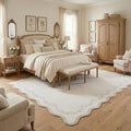 GarveeHome 6x9 Scalloped Area Rug Soft Washable Rug by GarveeHome