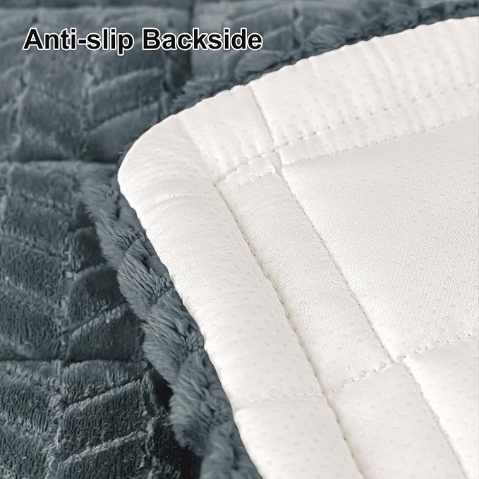 Smiry Couch Cover for Dogs, Non Slip Fuzzy Pet Sofa Covers Washable | Sofa - Image 6
