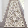 HEBE Hallway Runner Rug 2'x8', Washable Non Slip Kitchen Rug Runner | Soft Boho by HEBE