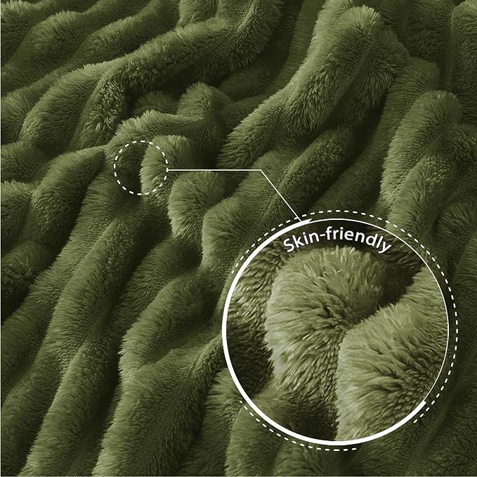 Exclusivo Mezcla Striped King Size Fleece Blanket - Image 5