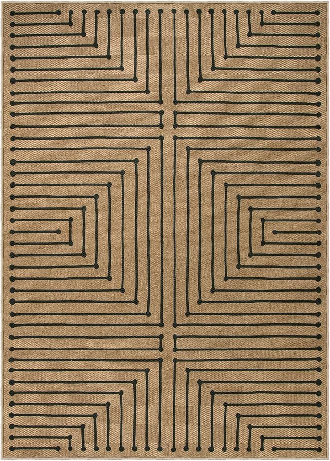 Lahome Neutral Outdoor Rug 5x7 - Image 8