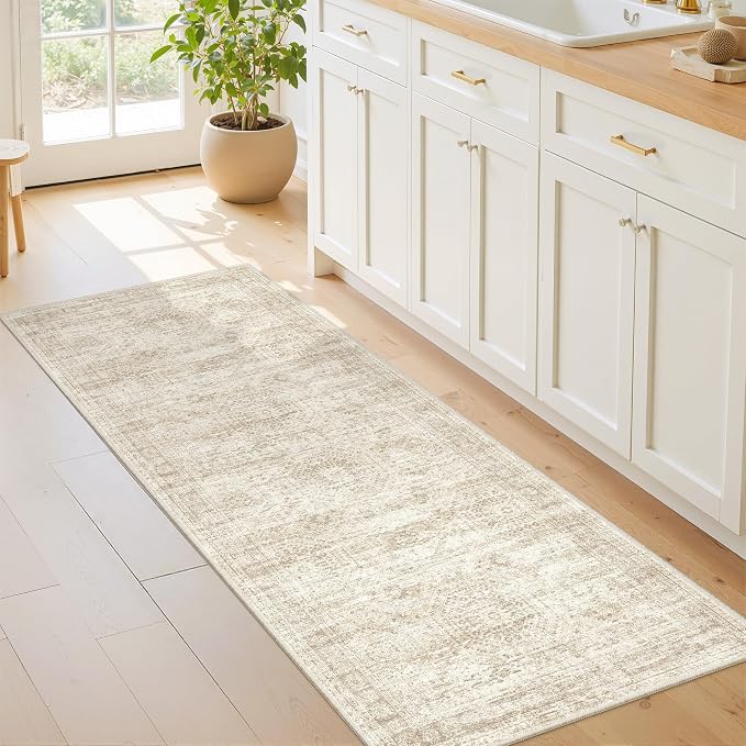2x5 Rug Runners for Hallways Non Slip, Kitchen Rugs, Nursery Room, Soft Runner by Restydon