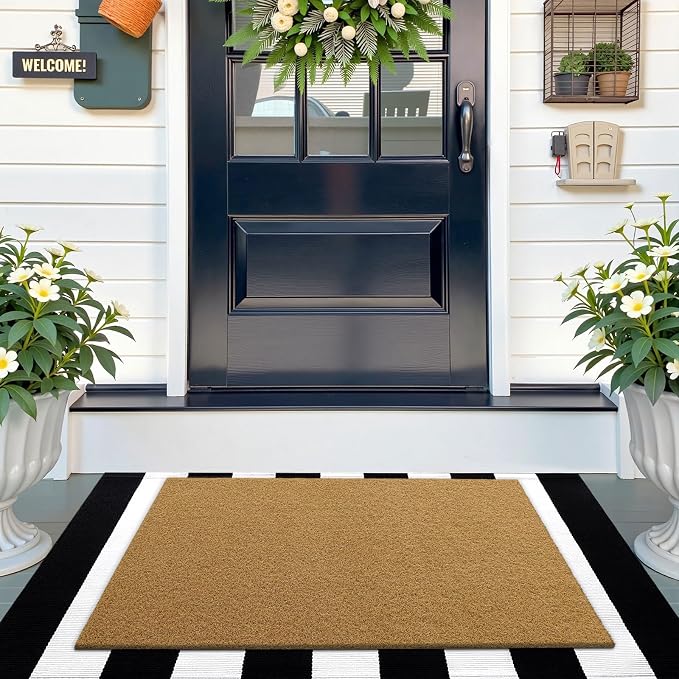 OLANLY Front Door Mat, Low Profile Doormat, Stain and Fade Resistant, - Image 7