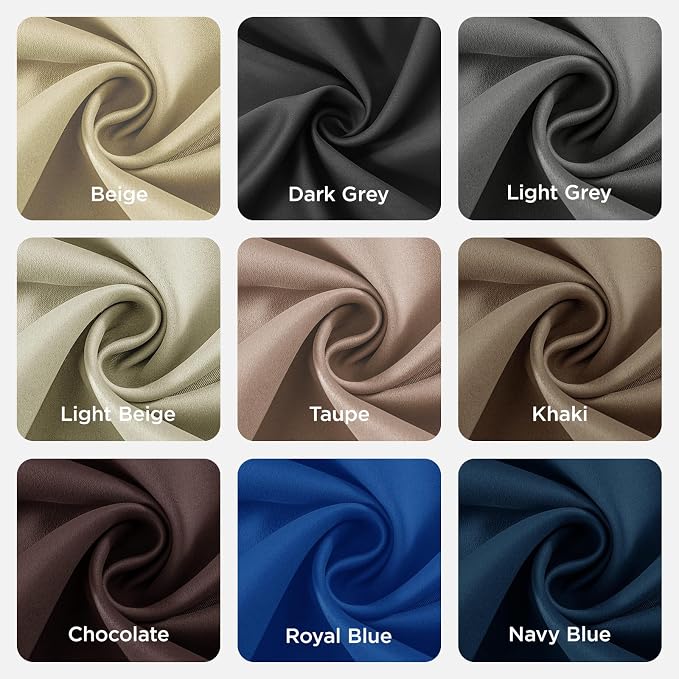 Joydeco Blackout Curtains 108 Inch Length 2 Panels Set, Thermal Insulated Long - Image 9