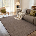 5x7 Coffee/White Area Rug Washable Non-Slip Soft by Unknown