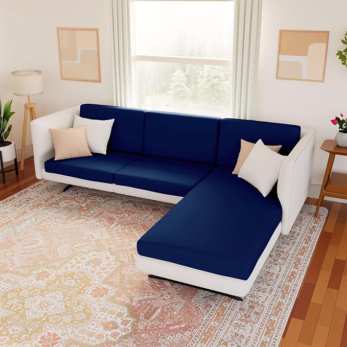 Waterproof Sectional Sofa Cushion Covers, L Shape Couch Slipcovers | L Shape - Image 2