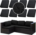8PCS Patio Cushion Covers.Patio Furniture Couch SeatSlipcovers | Washable by SUKAIKEQA
