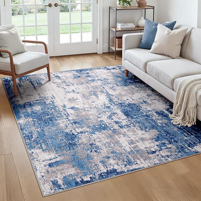 RELEANY Washable Square 6'x6' Area Rug by RELEANY
