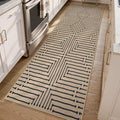 Lahome Easy Jute Washable Runner Rug, 2x8 Farmhouse Kitchen Runner Rug | Non by Lahome