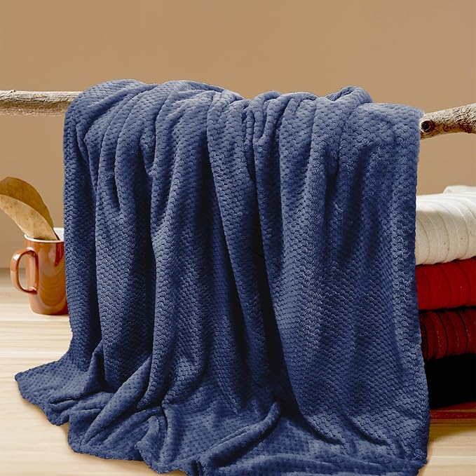 4 Pack Fleece Throw Blankets 50x60 Inches - Image 8