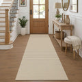 KOZYFLY Cotton Runners for Hallway 2.5'x8', Washable Runner Rug, Woven Non Slip by KOZYFLY