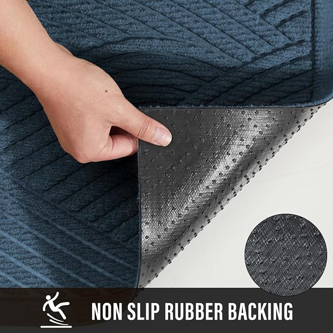 Sturdy Front Door Mat, Absorbent Muddy Dirt Resist Welcome Door Mats Outdoor - Image 3