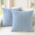 CaliTime Decorative Couch Throw Pillow Covers 20 X 20 Inches Baby Blue | Pack by CaliTime