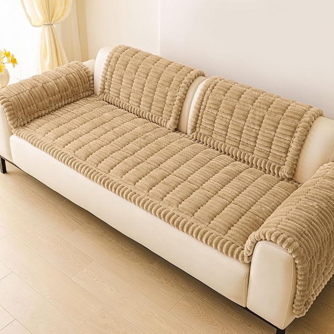 Couch Cover for Dogs, Washable Non Slip Plush Flannel Sofa Protector | Thick - Image 9