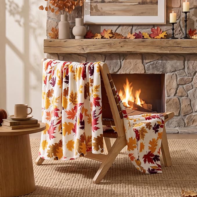BEDELITE Fleece Blanket Soft Fall Throw - Image 2