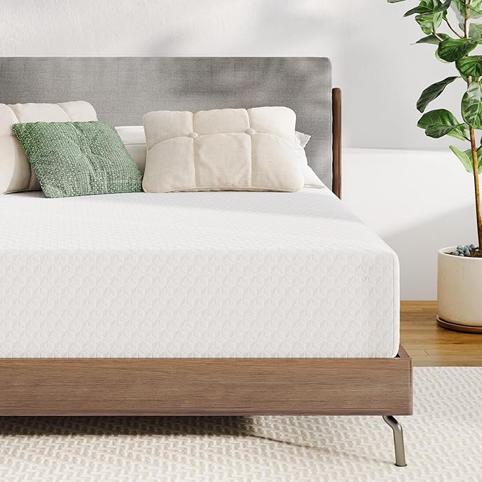 Novilla Full Mattress, 10 Inch Memory Foam Mattress Full Size WithComfort Foam for Pressure Relief & Cool Fresh Sleep,Removable Washable Cover,Full Memory Foam Mattresses, Medium Firm