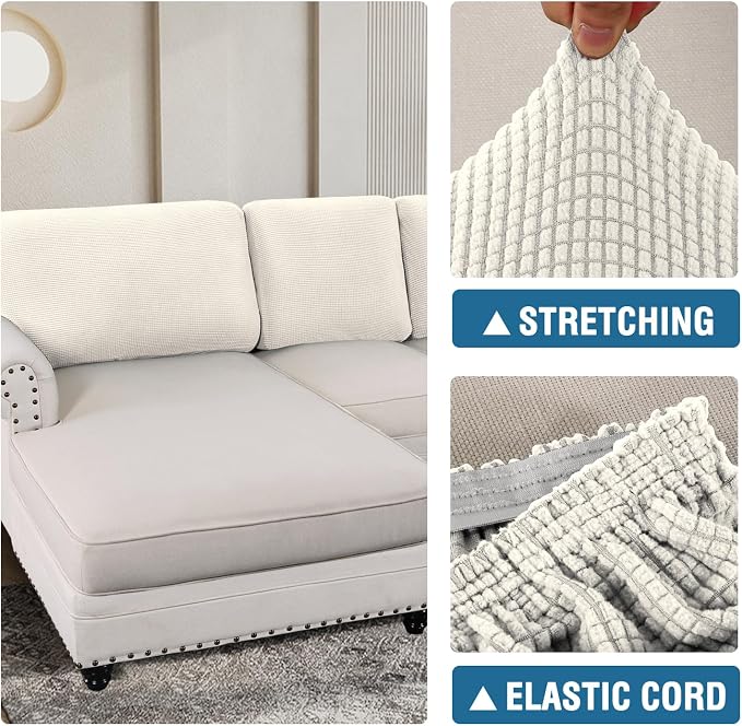 H.VERSAILTEX Backrest Cushion Covers Sectional Couch Back Cushion Covers - Image 6