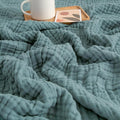 EMME Muslin Blankets for Adults Throw Blanket for Couch Breathable Gauze Soft by EMME