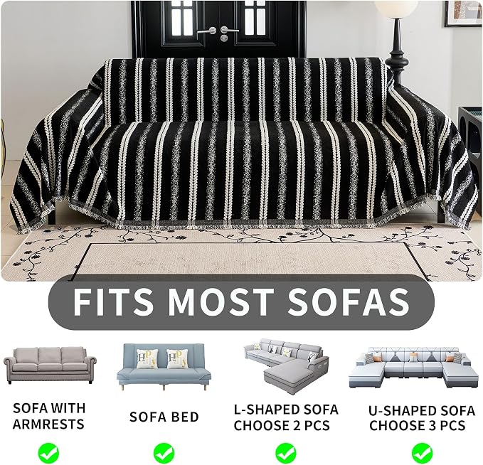 HAOMAIJIA Non Slip Couch Cover Sofa Covers - Image 5