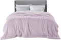 Bedsure GentleSoft Fluffy Lavender Purple King Size Blanket by Unknown