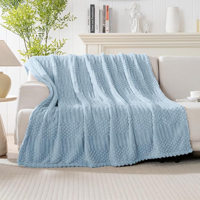 Blue Throw Blanket - Image 2