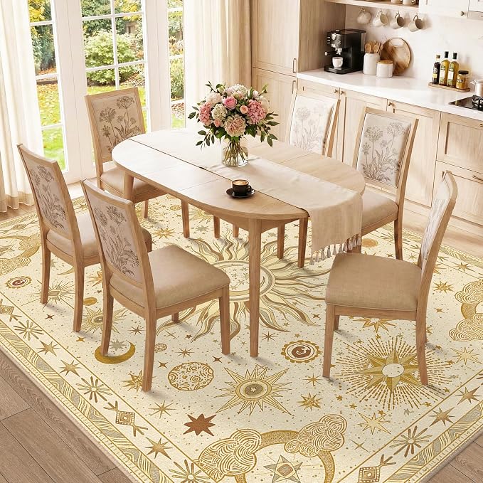 Vacuum-Friendly, 9x12 Washable Area Rug - Image 2