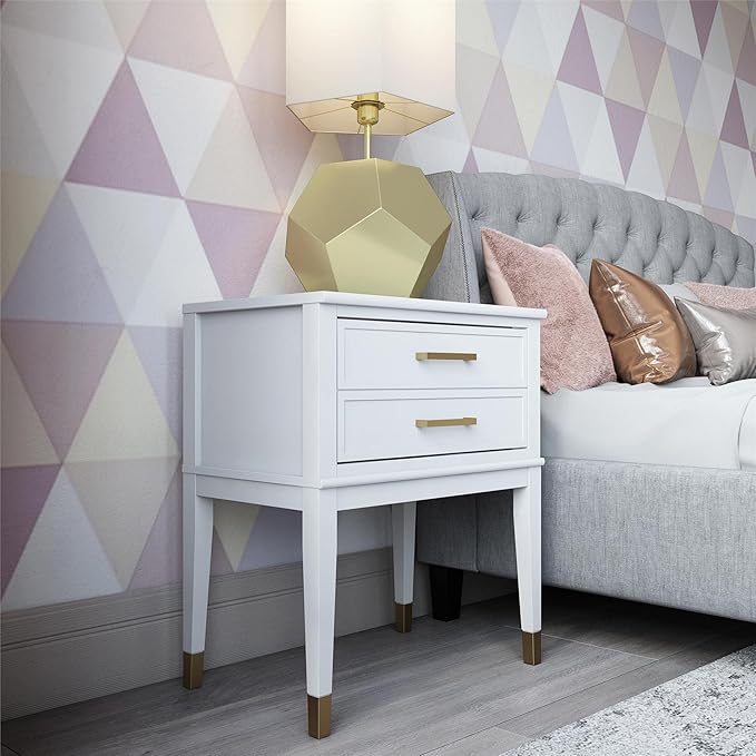 CosmoLiving by Cosmopolitan Westerleigh End Table, White