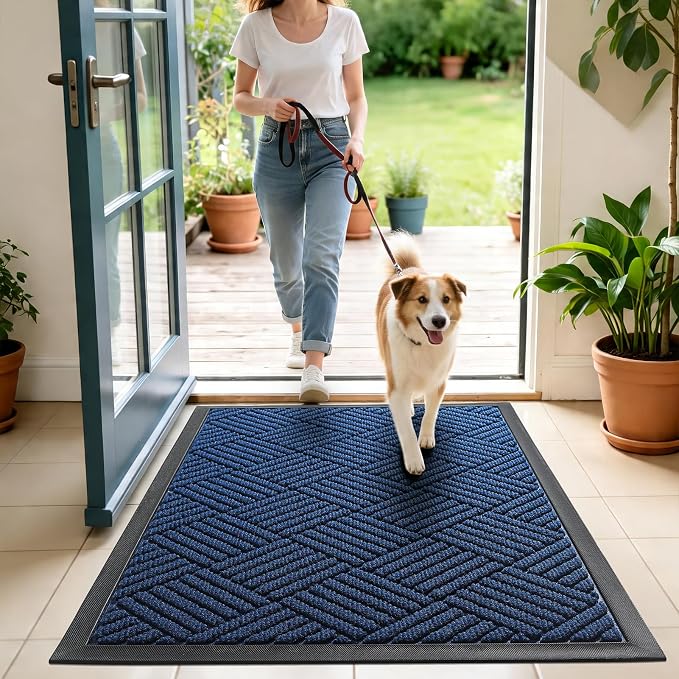 Front Door Mat, Heavy Duty Waterproof Doormat 73"x46", Stain Fade Resistant - Image 8
