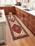SERISSA 2x5 Washable Non Slip Boho Runner Rug by SERISSAHomeDecorCollection