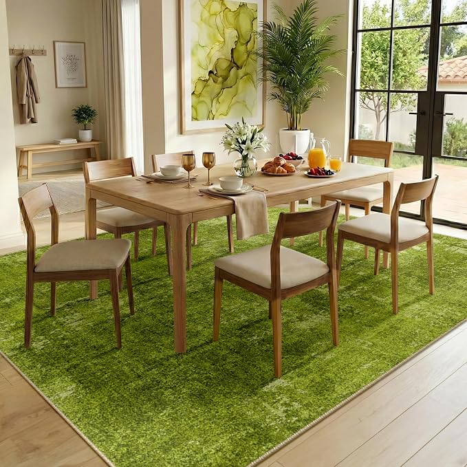 RELEANY Washable 5'x7' Abstract Area Rug - Image 4