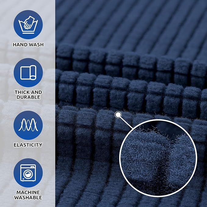 Stretch Oversized Couch Covers for Sofa Slipcover, Soft Jacquard Non-Slip - Image 3
