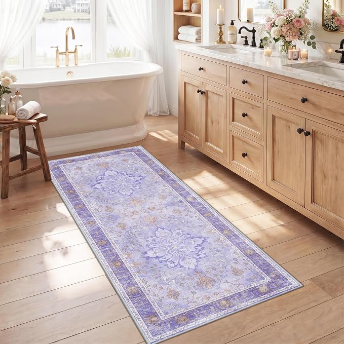 RELEANY Washable Area Rug, Runner 2'6"x5', Water Repellent, Pet Friendly by RELEANY