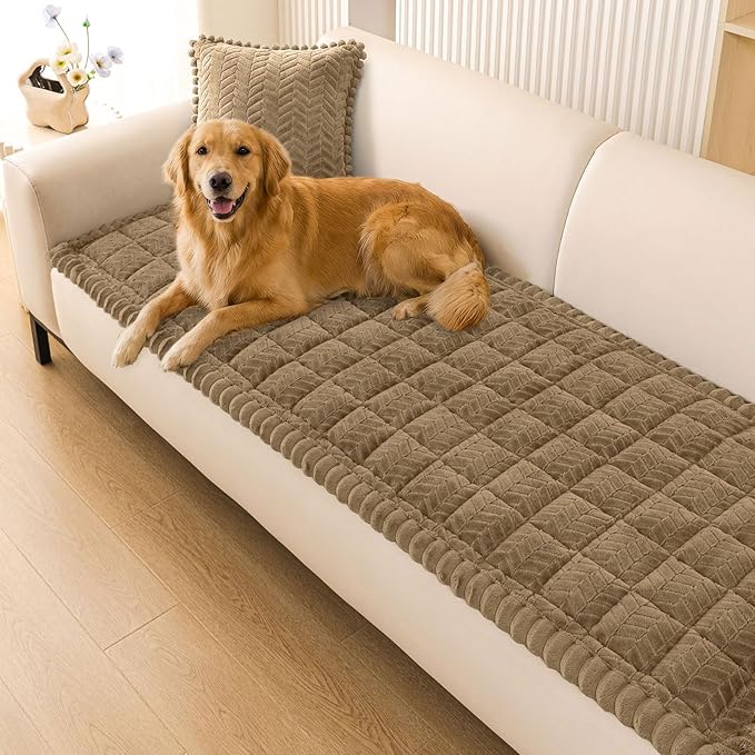 Smiry Couch Cover for Dogs, Non Slip Fuzzy Pet Sofa Covers Washable | Sofa by Smiry
