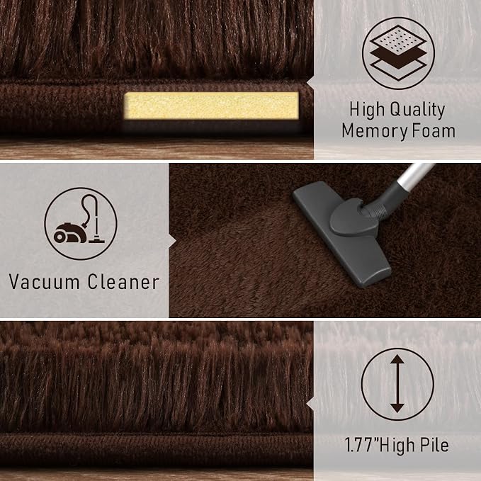LOCHAS 2x4 Runner Rugs for Hallway, Fluffy Area Rugs for Bedroom - Image 6