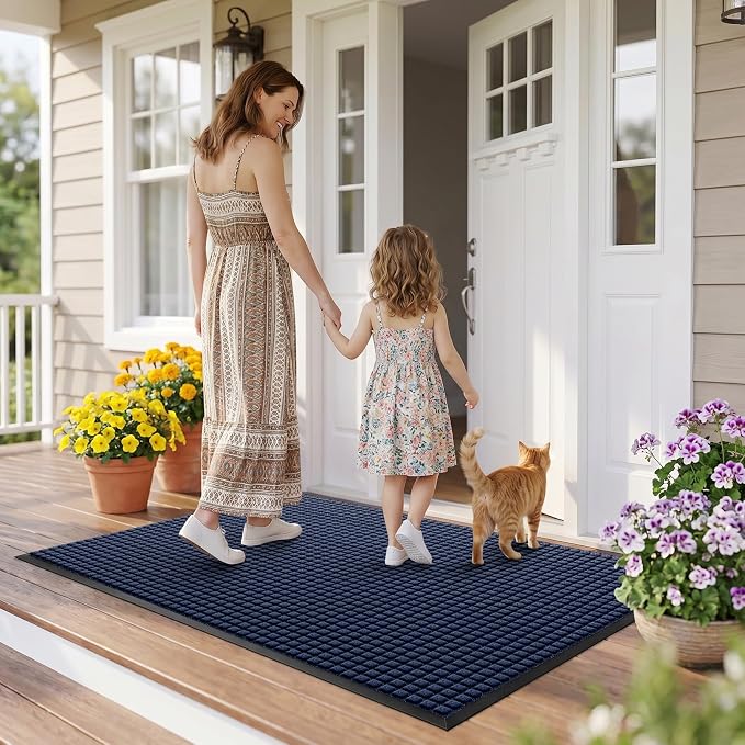 Front Door Mat Outside Entrance, Heavy Duty Waterproof Doormat | 47.5"x35.5" - Image 8