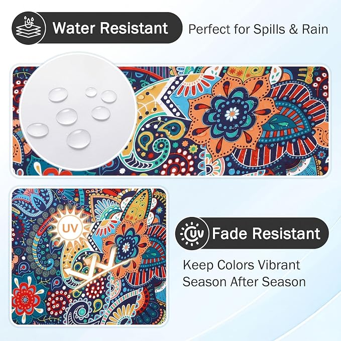 Waterproof Outdoor Cushion Covers, Stretch Patio Slipcovers | UV Resistant - Image 3
