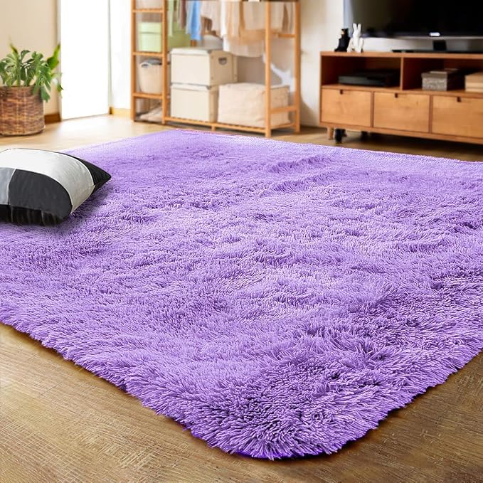LOCHAS Area Rugs Fluffy Living Room Carpets by LOCHAS