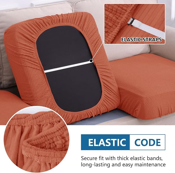 Waterproof Sectional Couch Covers, Non Slip Sofa Cushion Covers | L Shape - Image 5