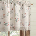 Kitchen Valances for Windows, Farmhouse Floral 52x18 Inch, 1 Panel | Country by Unknown