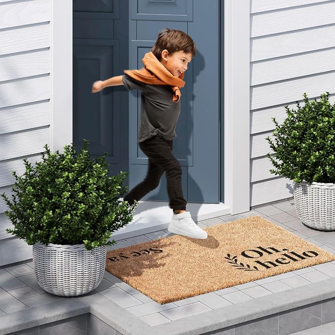 Barnyard Designs Front Door Welcome Mat | Printed Polyester Outdoor Rug - Image 6