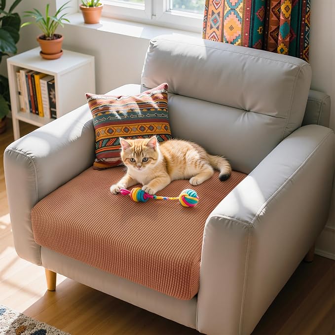 Hokway Couch Cushion Covers Stretch Cushion Covers Sofa Seat Cushion Slipcover - Image 6
